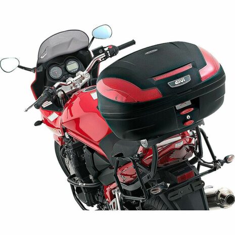 Givi Monolock® Topcase Simply III E470N schwarz/rot 47 Liter