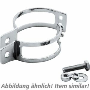 Paaschburg & Wunderlich Blinkerschellenpaar chrom 2-teilig für 39-42mm Durchmesser