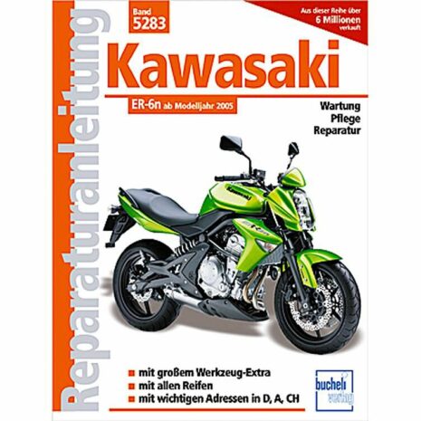 Motorbuch-Verlag Reparaturanleitung Bucheli Kawasaki ER-6 n/f