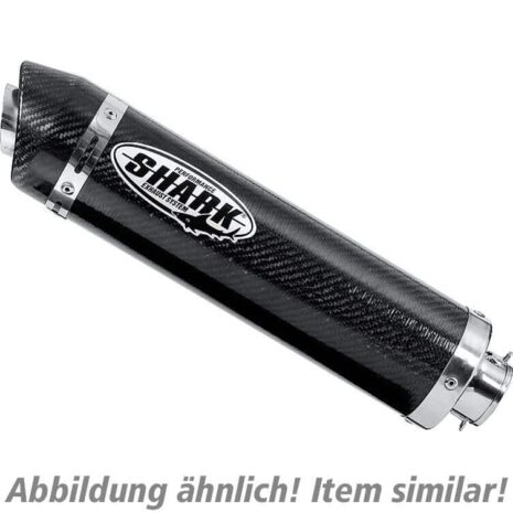 Shark exhaust Street GP Auspuff Carbon für GSF 1200 Bandit/S 2006 ohne Kat