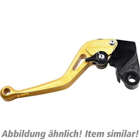 ABM Kupplungshebel einstellbar Synto KH27 kurz gold/schwarz