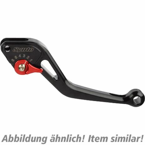 ABM Bremshebel einstellbar Synto BH19 kurz schwarz/rot