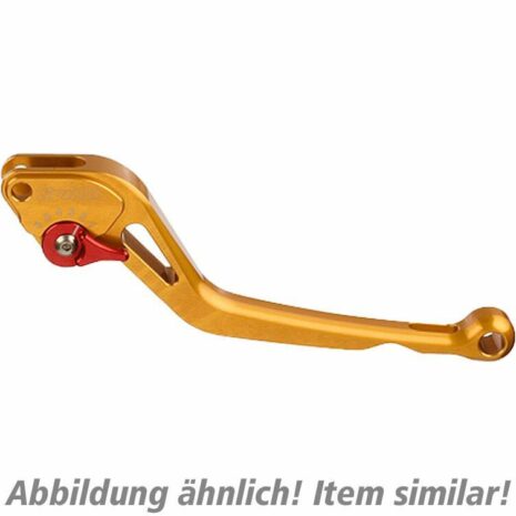 ABM Bremshebel einstellbar Synto BH14 lang gold/rot