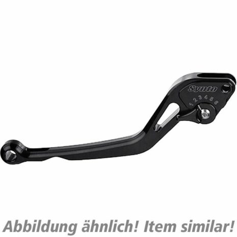 ABM Kupplungshebel einstellbar Synto KH34 lang schwarz/schwarz