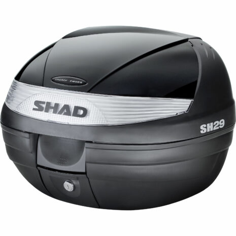 Shad Deckelcover für SH29 Topcase schwarz metallic lackiert