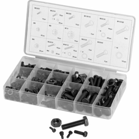 Hi-Q Tools Sechskantschrauben-Set 240 teilig  metrisch