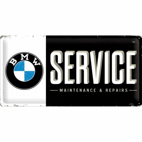 Nostalgic-Art Blechschild 25 x 50 cm "BMW-Service"