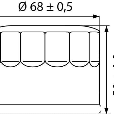 Hi-Q Ölfilter Patrone OF147 für Yamaha/Kymco