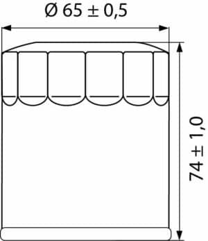 Hi-Q Ölfilter Patrone OF156 für KTM