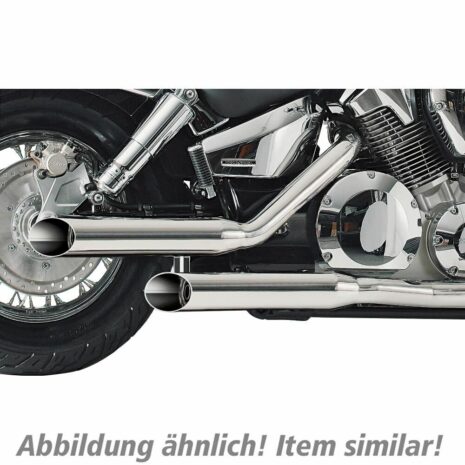 Falcon Cromo-Line Auspuff 2-1 für Honda VT 125 Shadow