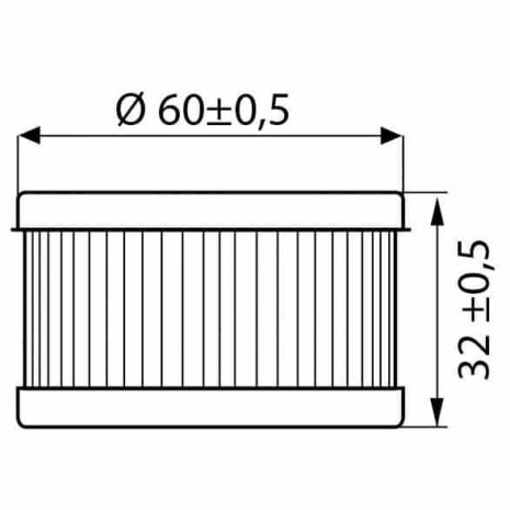 Hi-Q Ölfilter Einsatz OF136 für Suzuki/Beta