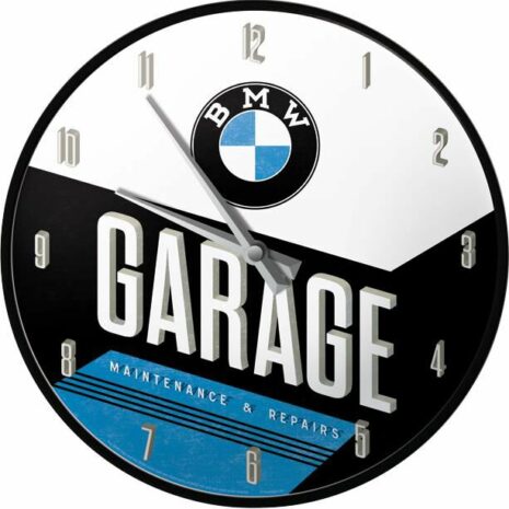 Nostalgic-Art Wanduhr BMW - Garage