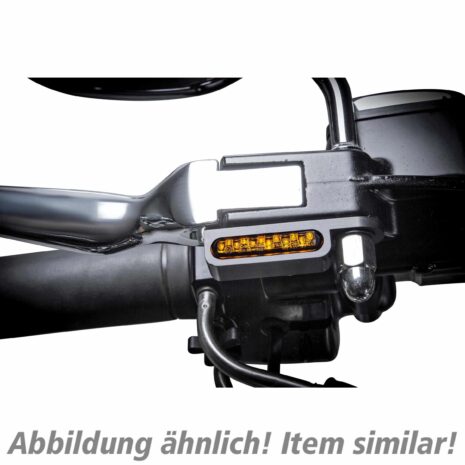 HeinzBikes LED Alu Blinkerpaar vorne für Sportster 1990-2003 schwarz