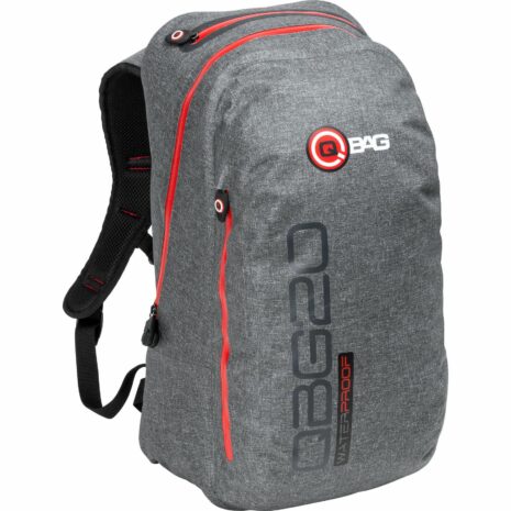 QBag Rucksack 12 wasserdicht grau 20 Liter Stauraum