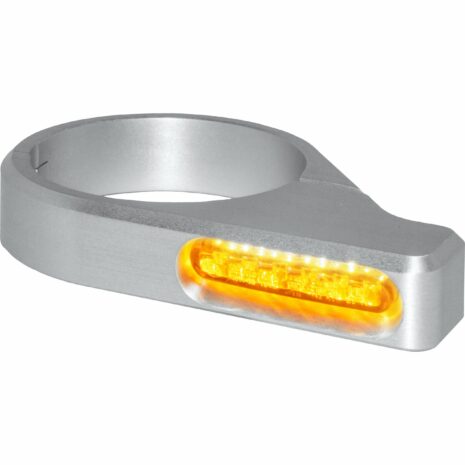 HeinzBikes LED Blinkerpaar ZC-Line Classic für Gabel 47-49mm silber