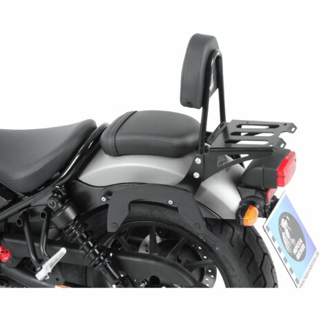 Hepco & Becker Sissybar mit Gepäckträger schwarz für Honda CMX 500 Rebel