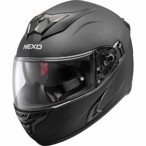 Nexo Integralhelm Fiberglas Sport II mattschwarz XS