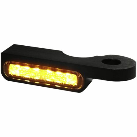 HeinzBikes LED Alu Blinkerpaar vorne für Harley Softail 96-14 schwarz