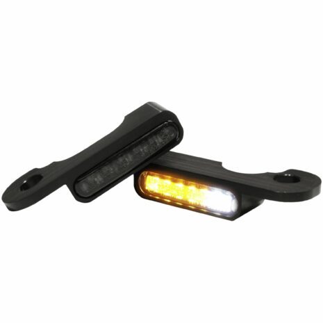 HeinzBikes LED Blinker/Positionspaar schwarz für Touring Hydr 2000-2008