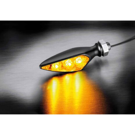 Kellermann LED Metall Blinker M5 Rhombus S Extreme schwarz VLHR