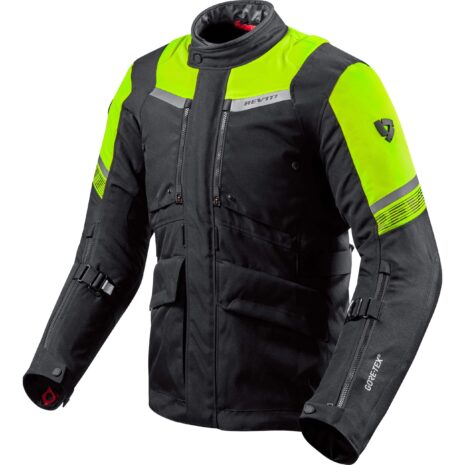 REV'IT! Neptune 2 GTX Textiljacke schwarz/neongelb S