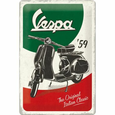 Nostalgic-Art Blechschild 20 x 30 "Vespa - The Italian Classic"