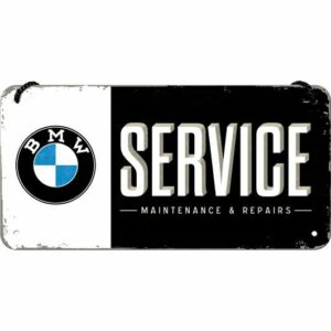 Nostalgic-Art Hängeschild 10 x 20 "BMW - Service"