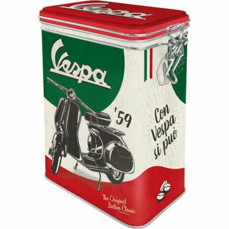 Nostalgic-Art Vorratsdose Clip Top "Vespa - The Italian Classic"