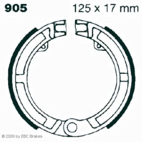 Hi-Q Bremsbacken V905/MF602