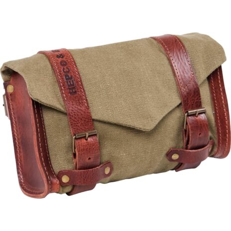 Hepco & Becker Werkzeugtasche Legacy Canvas/Leder 3 Liter grün