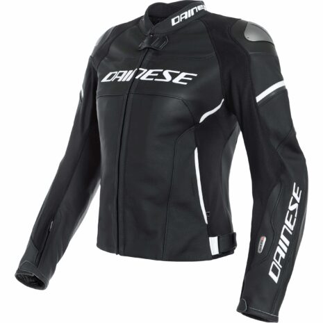 Dainese Racing 3 D-Air Damenlederjacke schwarz 42 Damen