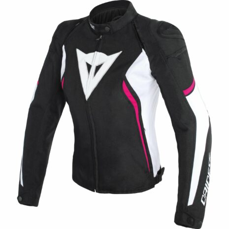 Dainese Avro D2 Damen Textiljacke schwarz/weiß/rosa 40 Damen