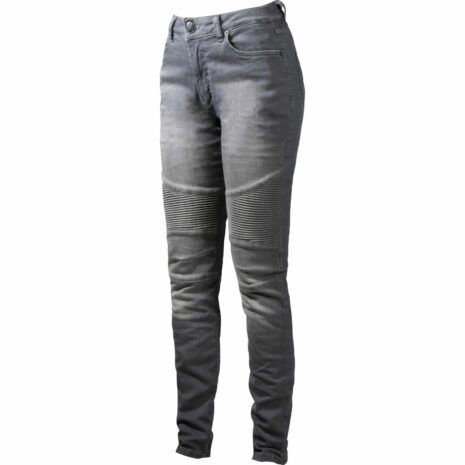 John Doe Betty Biker Damen Jeans hellgrau 26/34 Damen