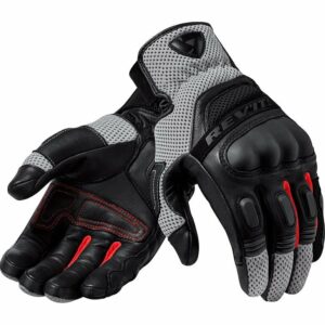 REV'IT! Dirt 3 Handschuh schwarz/rot XS Herren