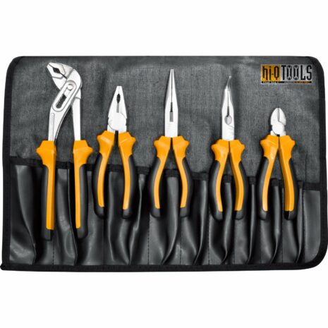 Hi-Q Tools Zangensatz 5-teilig in Rolltasche