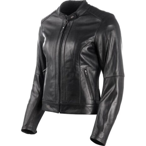 DXR Charlize Damen Lederjacke schwarz 38 Damen