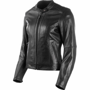 DXR Charlize Damen Lederjacke schwarz 34 Damen