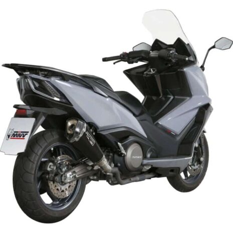 MIVV Delta Race Auspuff schwarz O.008.KDRB für Kymco AK 550