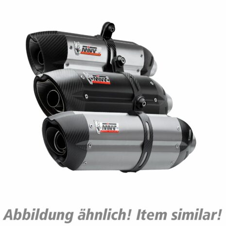 MIVV Suono Auspuff silber H.013.K7 für Honda CBR 600 F 2001-2010