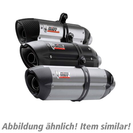 MIVV Suono Auspuff schwarz H.013.K9 für Honda CBR 600 F 2001-2010