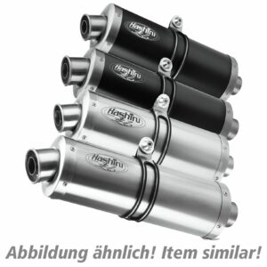 Hashiru Auspuff ST05 oval silber für BMW R 1200 R 2011-2014