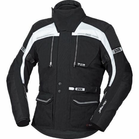 IXS Traveller-ST Tour Textiljacke schwarz/weiß S Herren