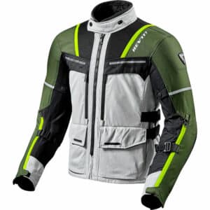 REV'IT! Offtrack Textiljacke silber/grün M Herren