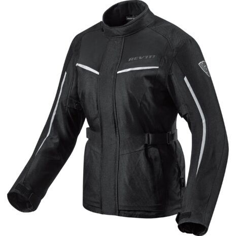 REV'IT! Voltiac 2 Damen Textiljacke schwarz/silber 42 Damen