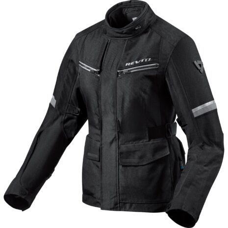 REV'IT! Outback 3 Damen Textiljacke schwarz/silber 40 Damen