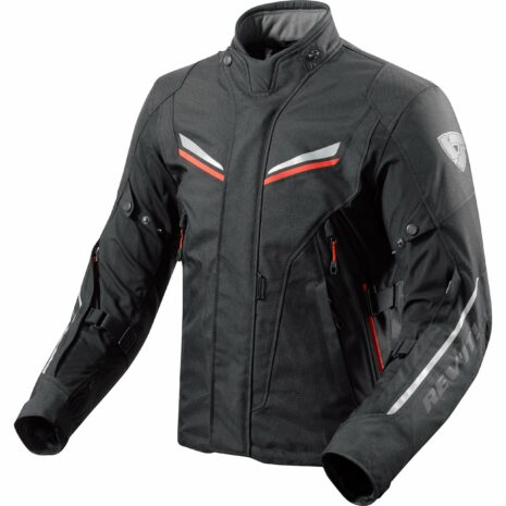 REV'IT! Vapor 2 Textiljacke schwarz/rot XXL Herren