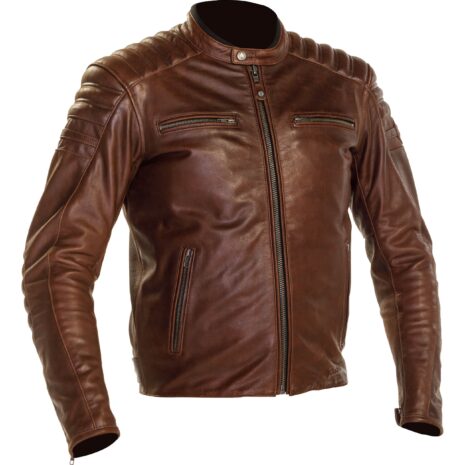 Richa Daytona 2 Lederjacke braun 50 Herren