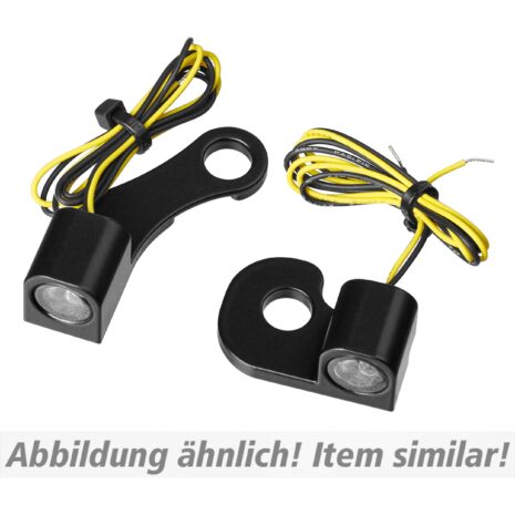 HeinzBikes LED Blinker/Positionslichtpaar Nano für Dyna 1990-2017 chrom