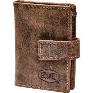 Spirit Motors Vintage Card-Clip Pocket Case RFID braun