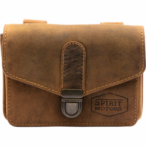 Spirit Motors Vintage Leder-Gürteltasche 0